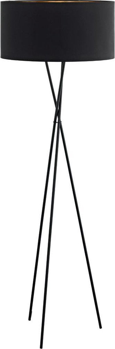 Lampadaire Eglo fondachelli - e27 - 151,5 cm - cuivre noir