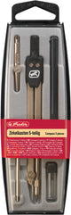 Herlitz 8710303 boussole noir, métallique 5 pièce(s)