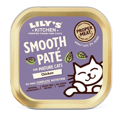 Lily's Kitchen Cat Cat Mature Smooth Pate Chicken