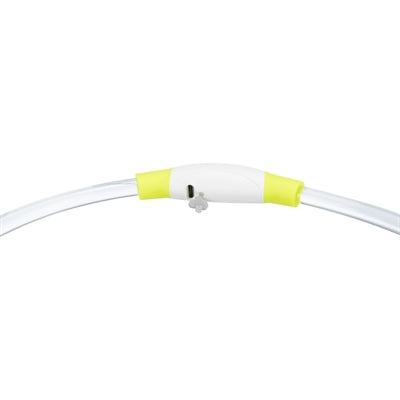 Collier Trixie USB lumière flash lumineuse TPU rechargeable Green TPU