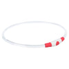 Collier de trixie USB lumière flash lumineuse TPU rechargeable rouge