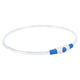Collier de trixie USB lumière flash lumineuse tpu rechargeable bleu