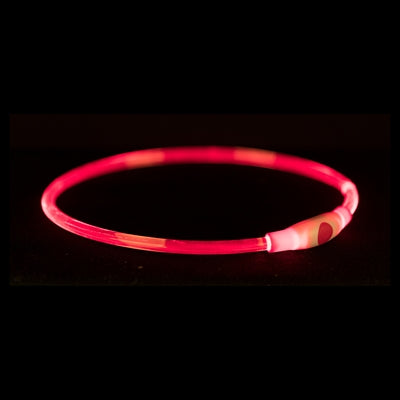 Collier Trixie USB lumière flash lumineuse TPU rechargeable multiples