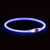 Collier Trixie USB lumière flash lumineuse TPU rechargeable multiples