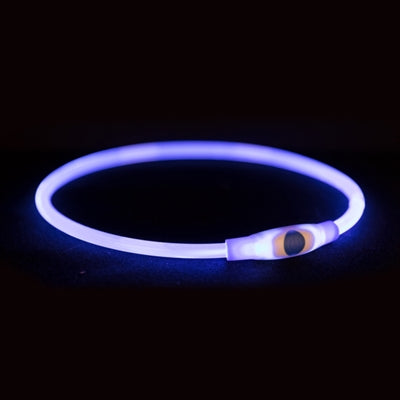 Collier Trixie USB lumière flash lumineuse TPU rechargeable multiples