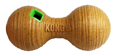 Kong Bamboo Feeder Feeder Dumbel Entarning Ball