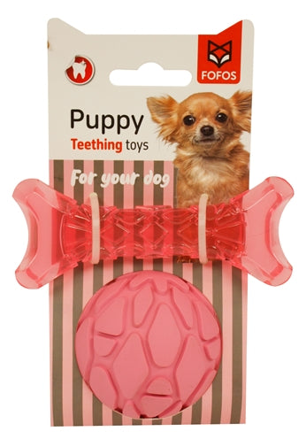 Bot de chiot fofos et rose