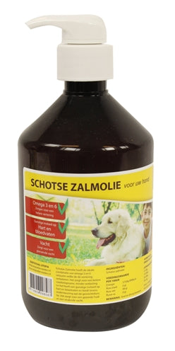 Utopie animal total huile de saumon naturel avec pompe