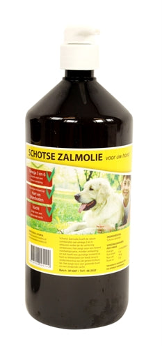 Utopie animal total huile de saumon naturel avec pompe