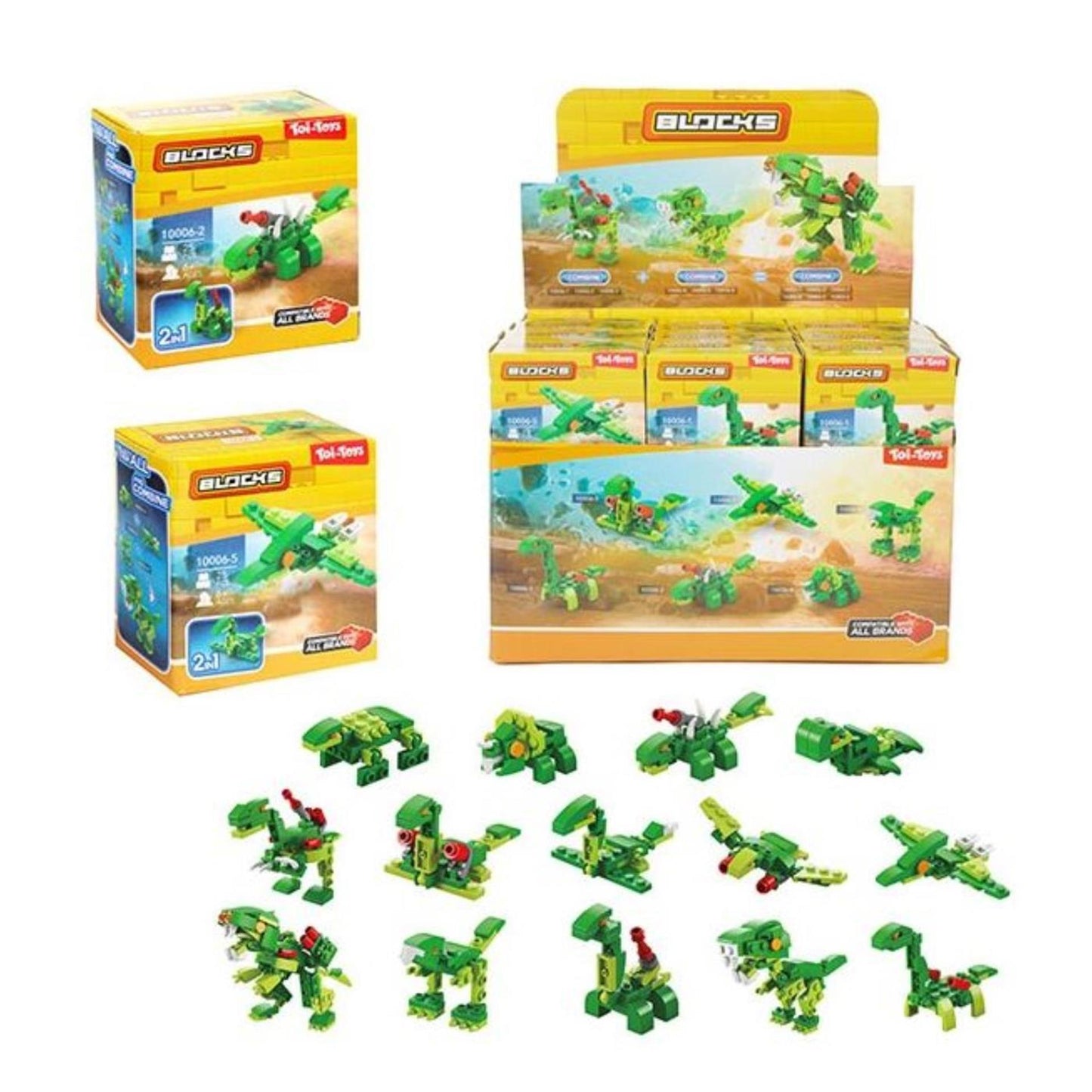 TOI-TOYS BLOCKS Building Stones Robot