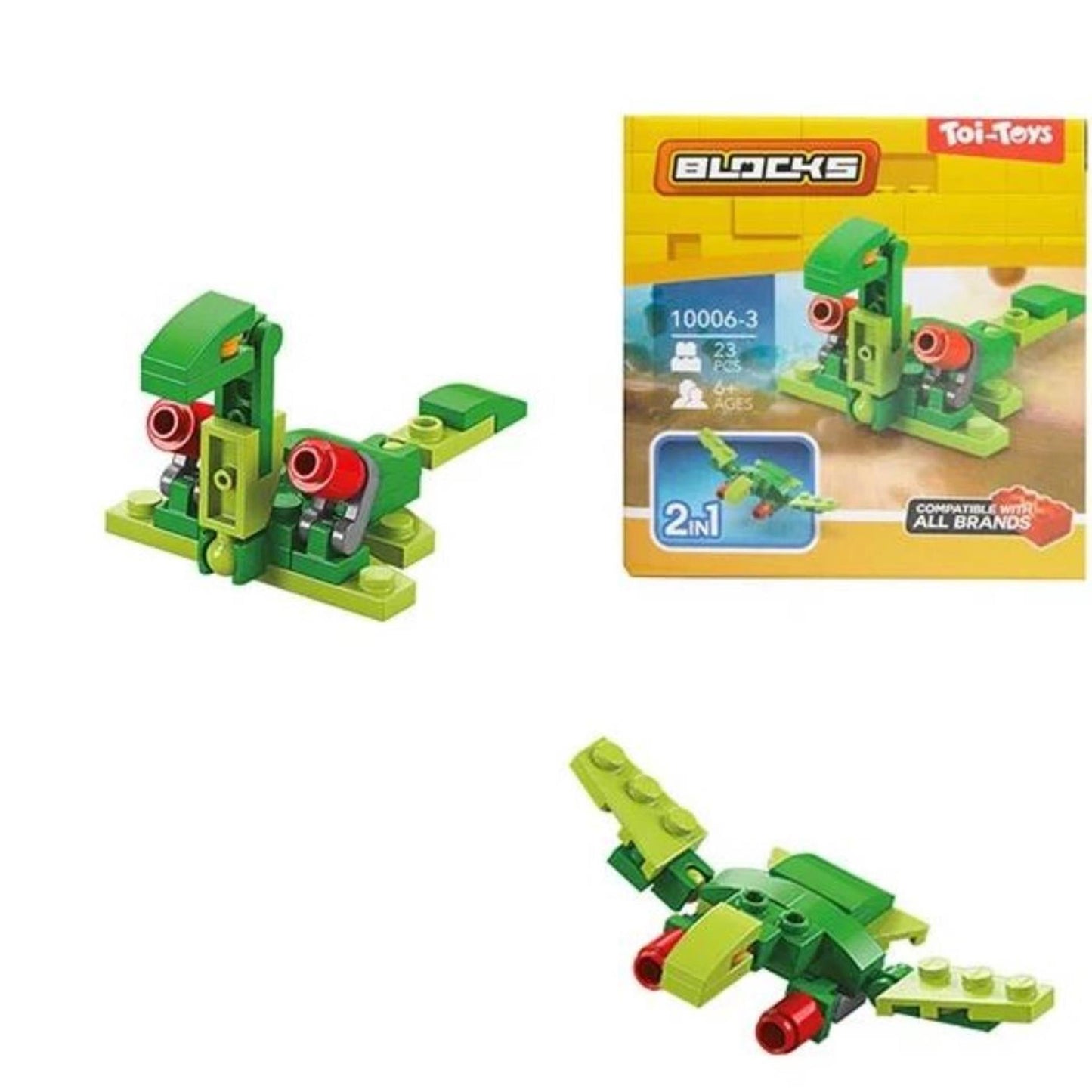TOI-TOYS BLOCKS Building Stones Robot