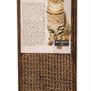 Croci krabplank homedecor wenge houtprint brun foncé