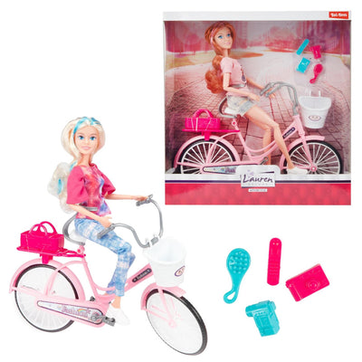 Lauren Fashion Pop à vélo avec accessoires