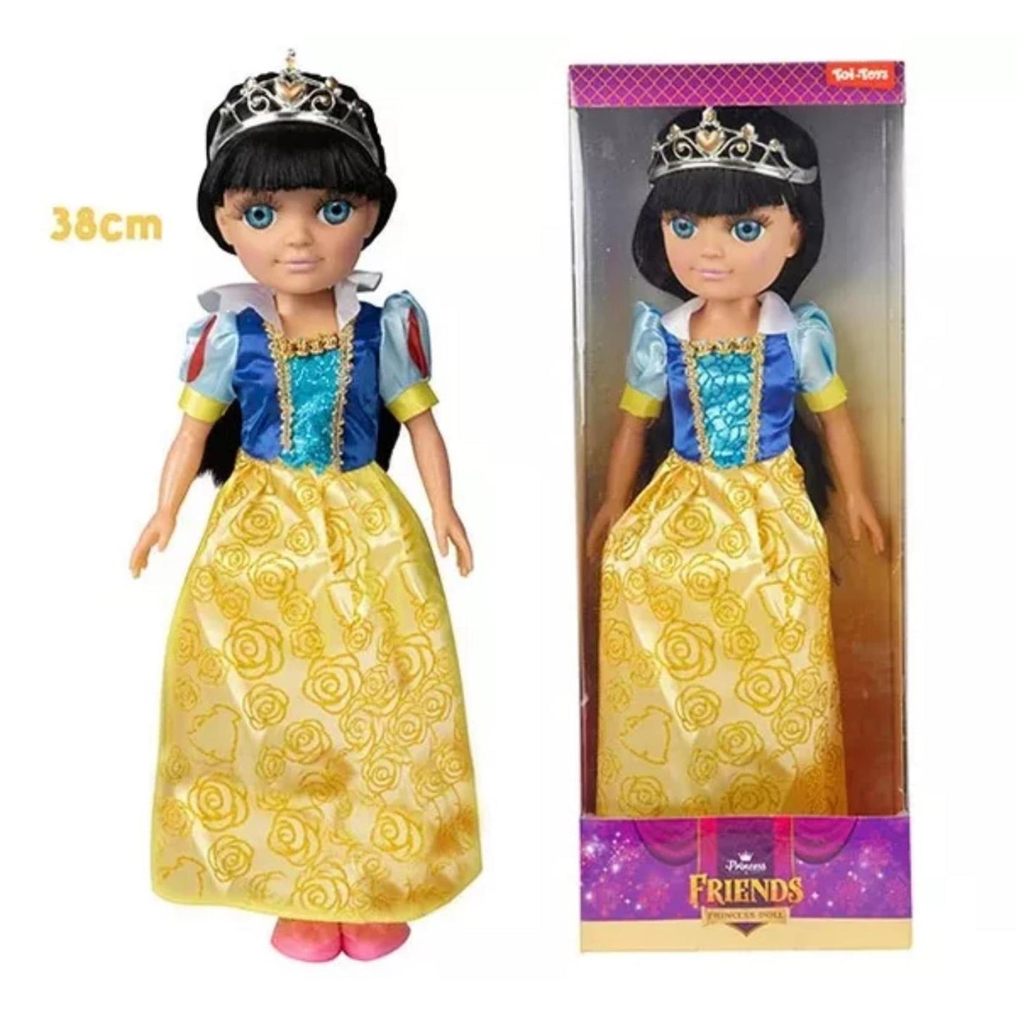 TOI-TOYS Princess Friends Fashion Pop Fairytale Princesses, 38 cm