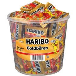 Sacs ours dorés Haribo (100 pièces)