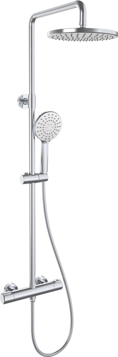 Plieger voda - système de douche thermostatique complet - chrome
