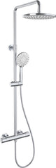 Plieger voda - système de douche thermostatique complet - chrome
