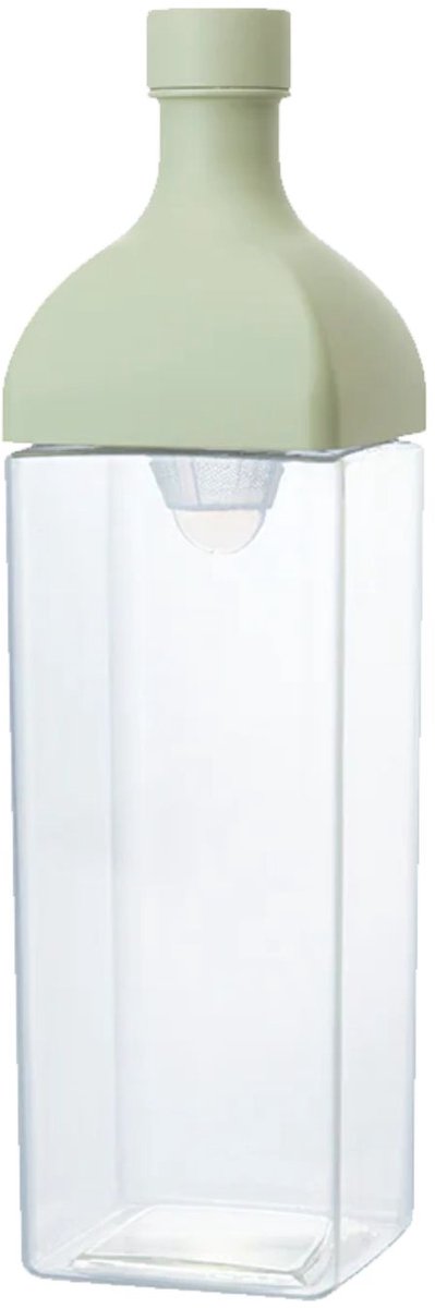 Bouteille de thé glacé Hario Cold Brew - bouteille ka-ku 1200 ml vert olive