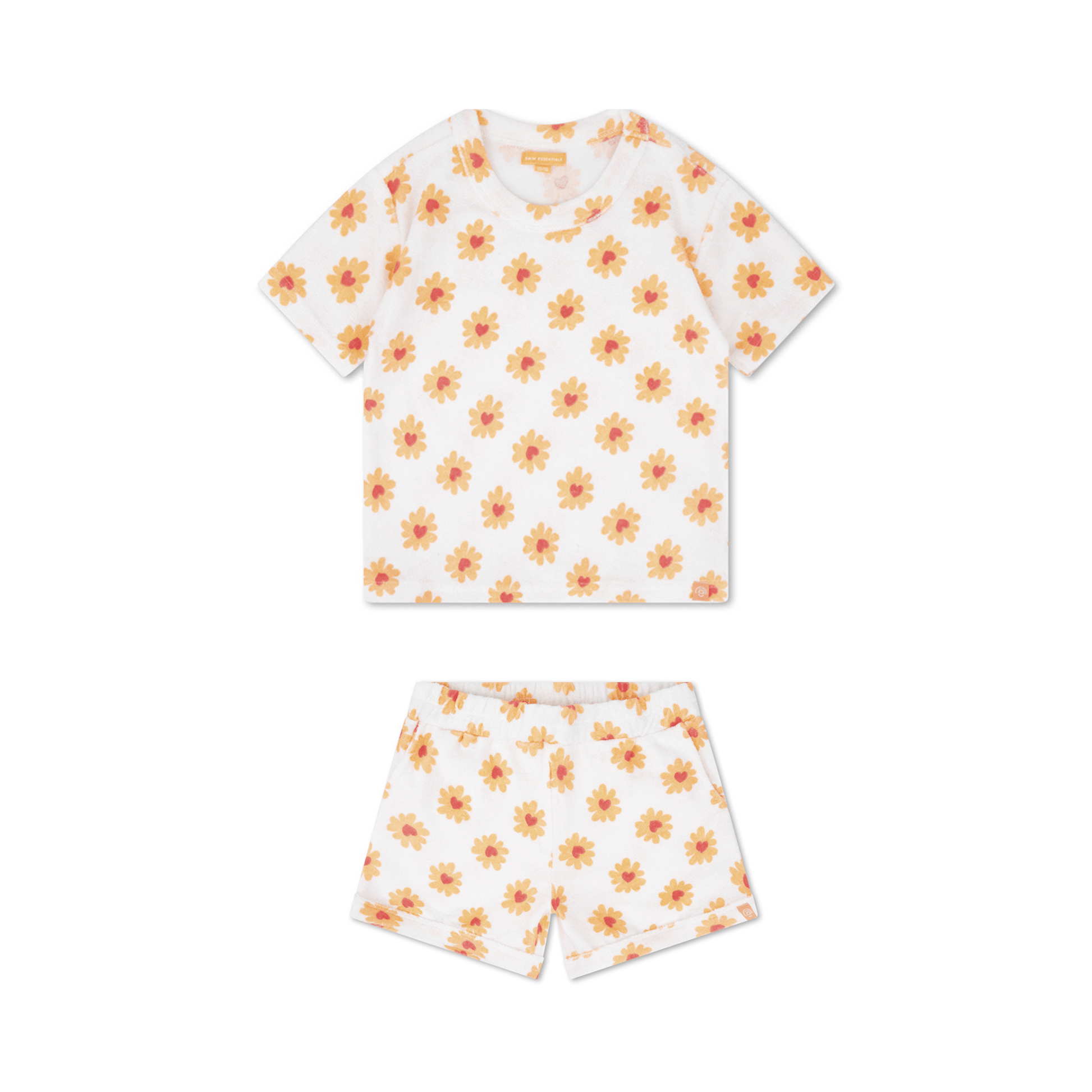Amour floral | Des filles multi-colorants set plage - Terry