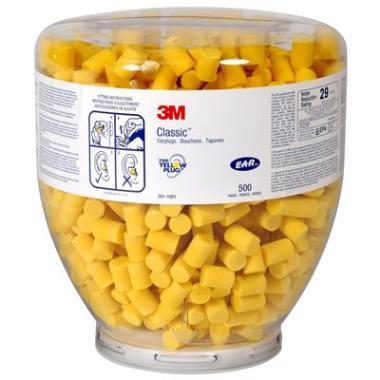 Recharge de bouchons d'oreilles classiques 3m (500 paires)