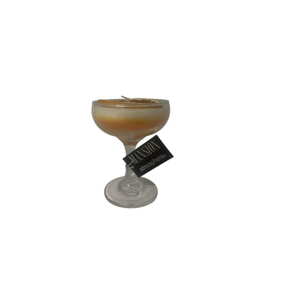 Bougie parfumée ambiance Manoir en verre sorbet vert marron