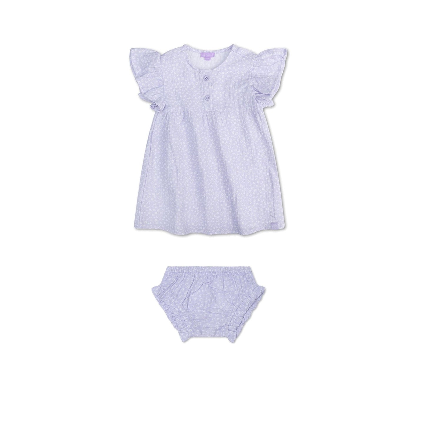 Léopard | Lila Girls Set Strand - Musline