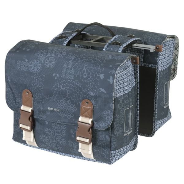 Basil Double Bag Bohème Mik 35L Indigo
