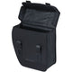 Tour de basilic à gauche - Sac à vélo unique, noir, 14L