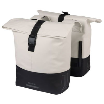 Basil sac anse double blanc noir | 32l