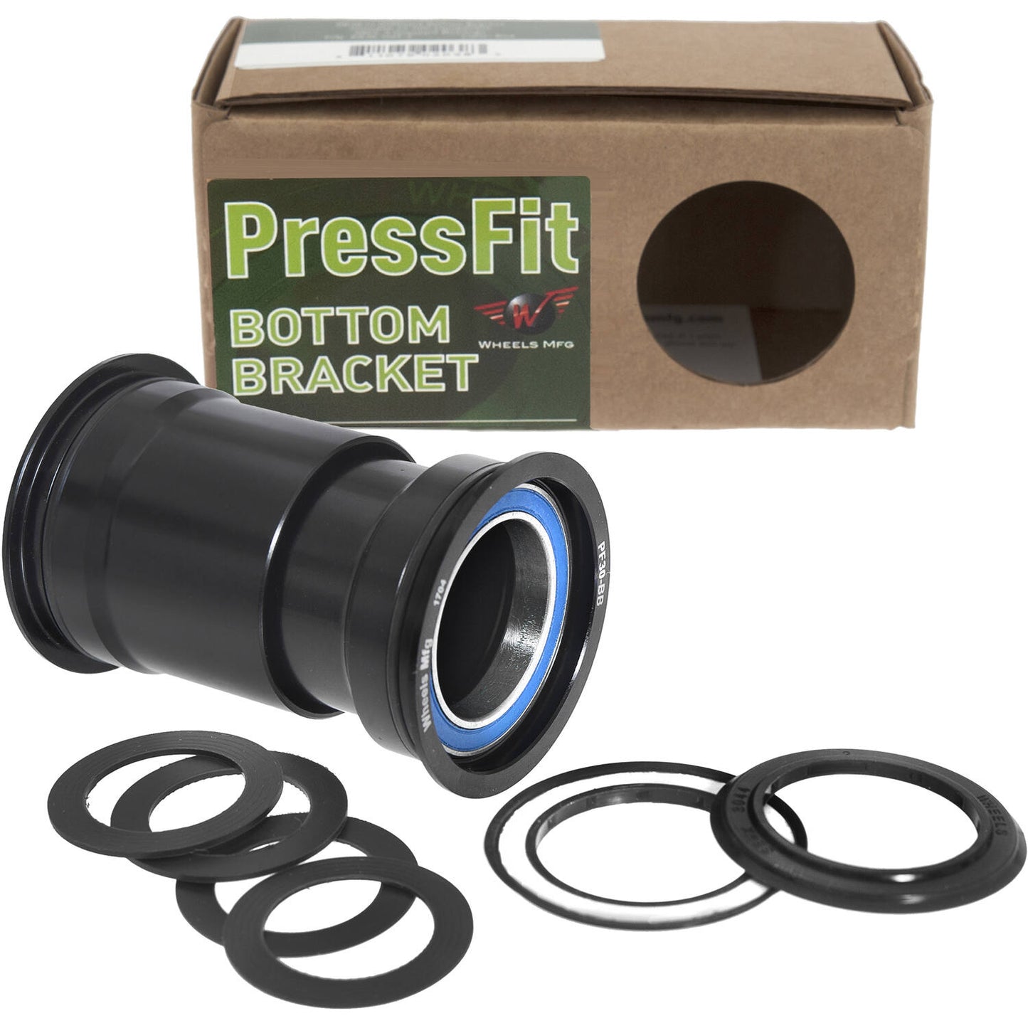 Roues de fabrication roues mfg support inférieur presfit 30 abec 3 noir