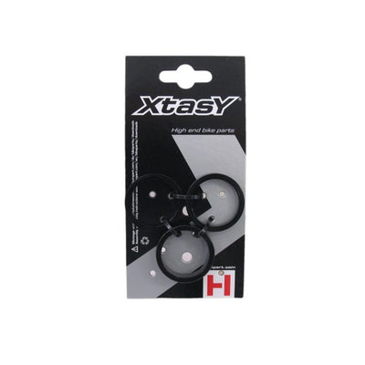 Ergotec Ball Head Spacers Set 1-1 8 (Ø28.6) 3 pièces 2 5 10 mm noir