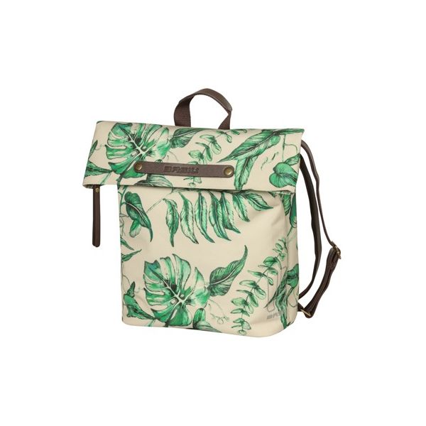 Basil Ever-Green sacoche double pour vélo - durable, branchée, verte, 14-18L