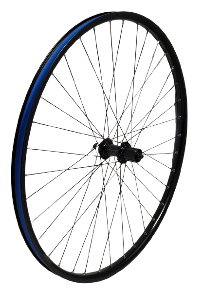 KGZ KGZ KGZ Roue arrière 28 pouces (622) Cassette 8-10V Centerlock Rim and Collets Black