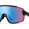 Smith Lunes Wildcat Matte noir Chromapop Low Light Light Mirror Blue Rose