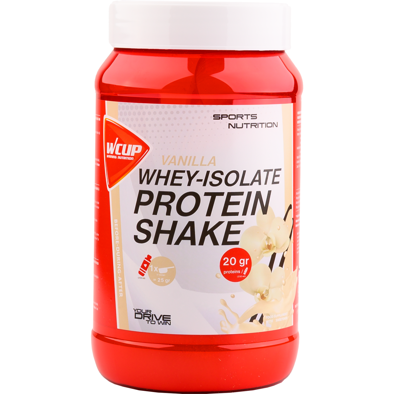 WCUP - Whey Isolat Protein Shake Vanilla 600 grammes