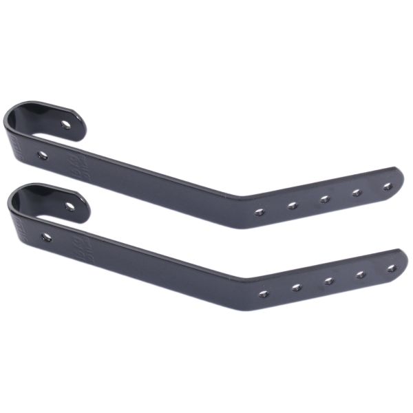 Jeu de supports de guidon Steco transport version longue - noir brillant