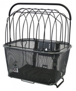 panier pour chien Rimini avant arrière 24 litres noir