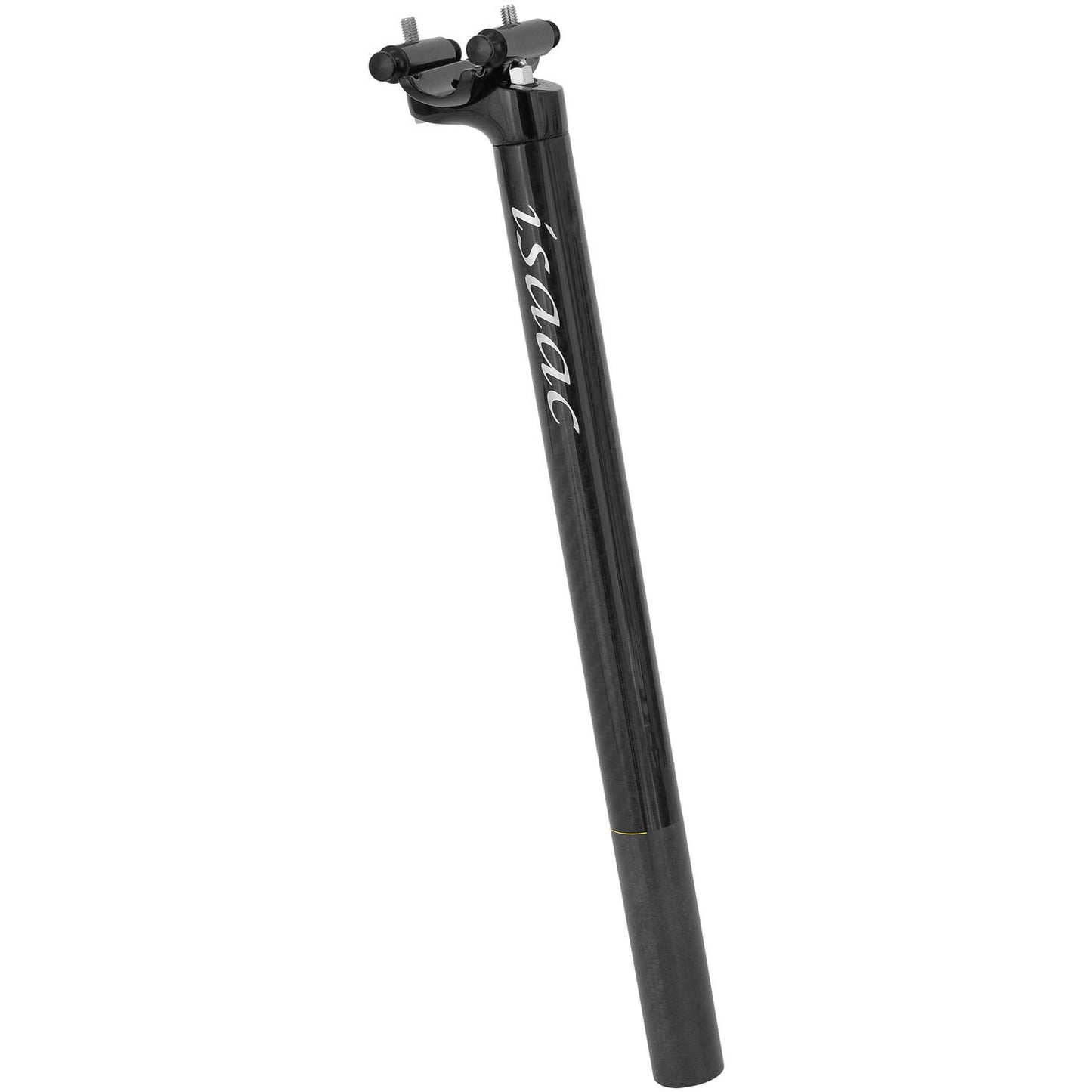Divers Isaac - Tige de selle Pascal carbone 27,2 mm 10 mm recul carbone 370 mm