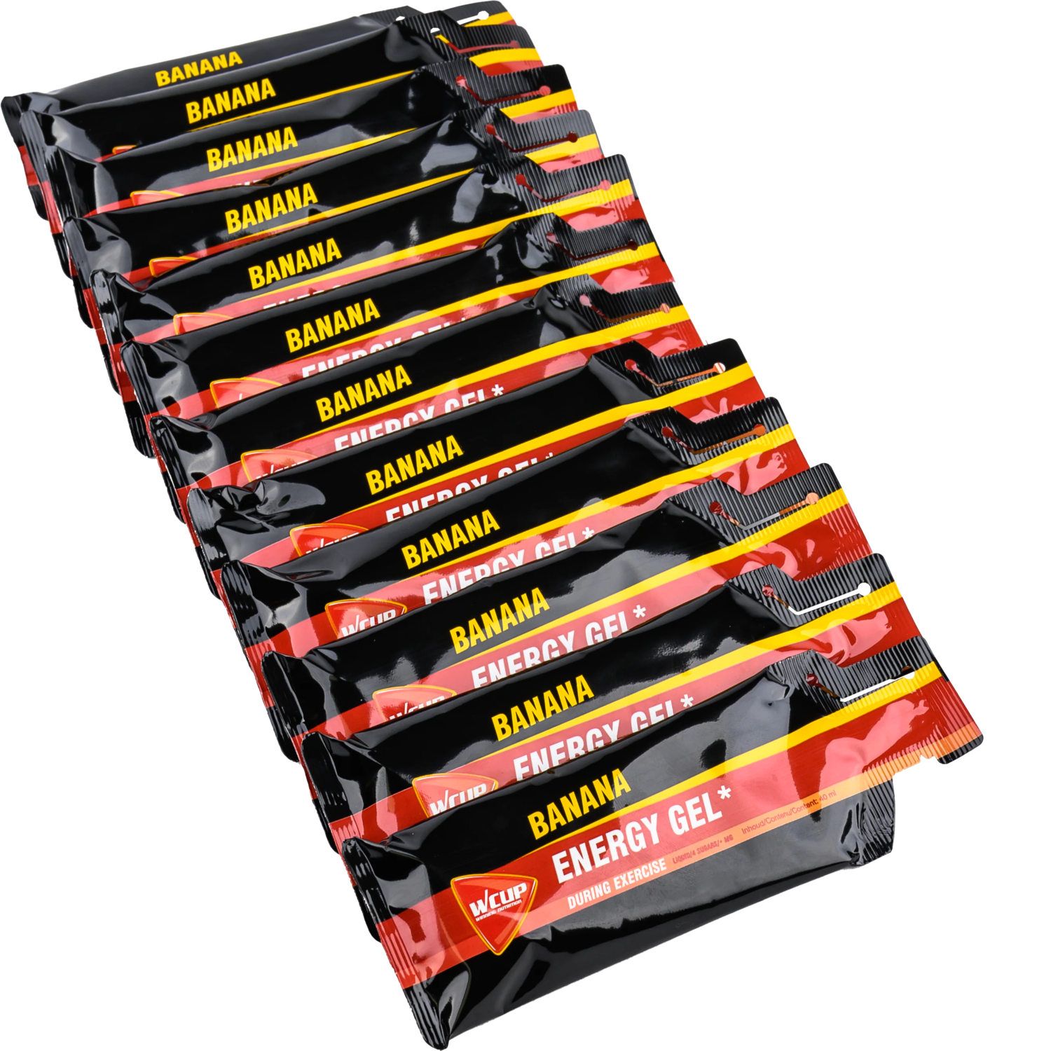 Wcup - gel énergétique banane 40ml 12 pièces