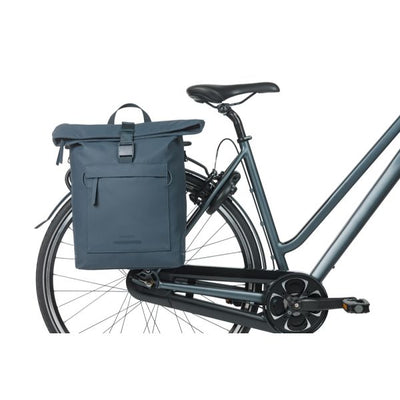 Basil sac à bandoulière vélo brooklyn mik 17l 14 x 32 x 40 cm - bleu