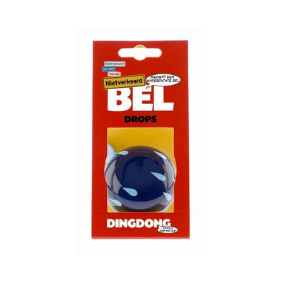Nv ding dong bel 60 mm gouttes bleu avec des gouttes de carte