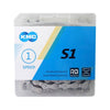 KMC StadsFiets Fixed Gear Cycling Chain 112 Silvers Silver