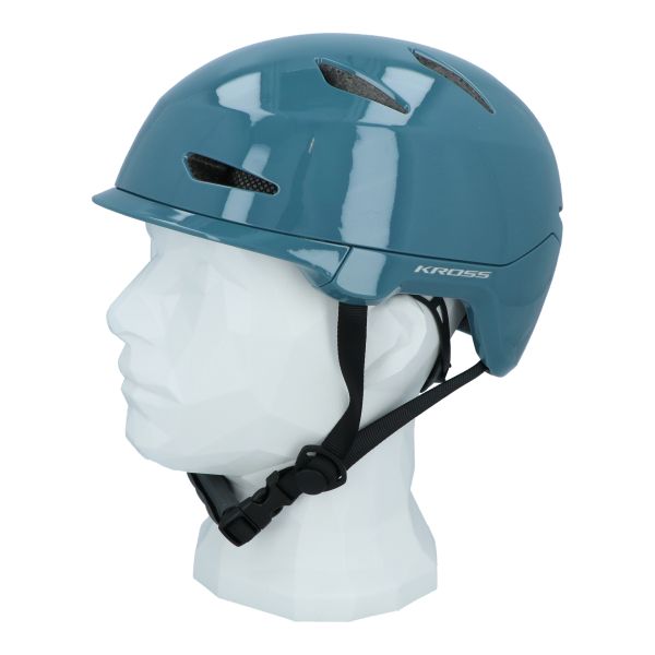 Kross Bicycle Helmet City Capitalo L (58-61 cm) - Bleu