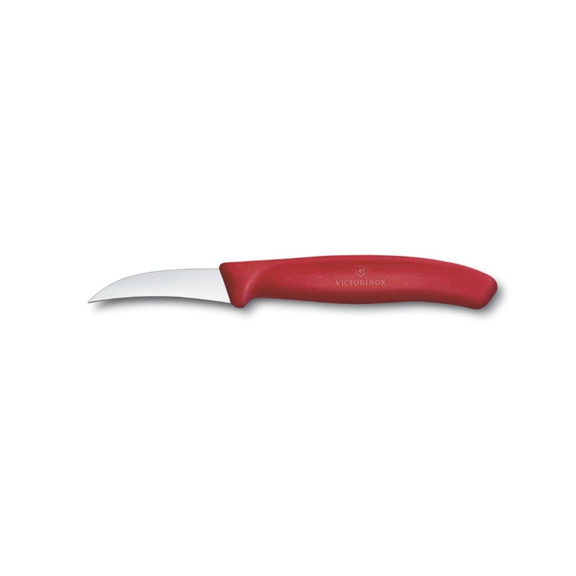 Couteau d'office courbé rouge Victorinox 6cm