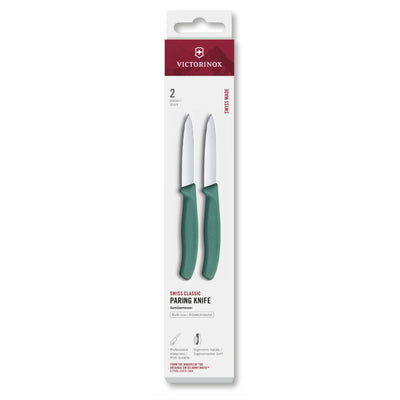 Couteau à éplucher Victorinox 2pcs vert pointu 8cm