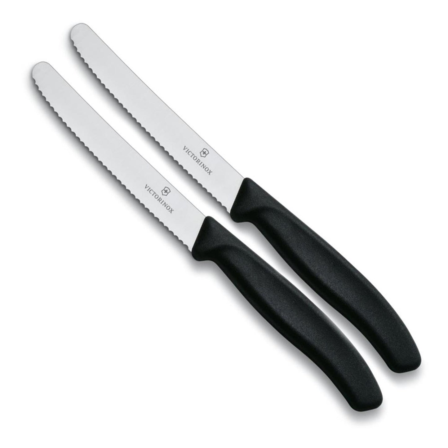 Victorinox couteau à tomates dentelé 2 pcs noir