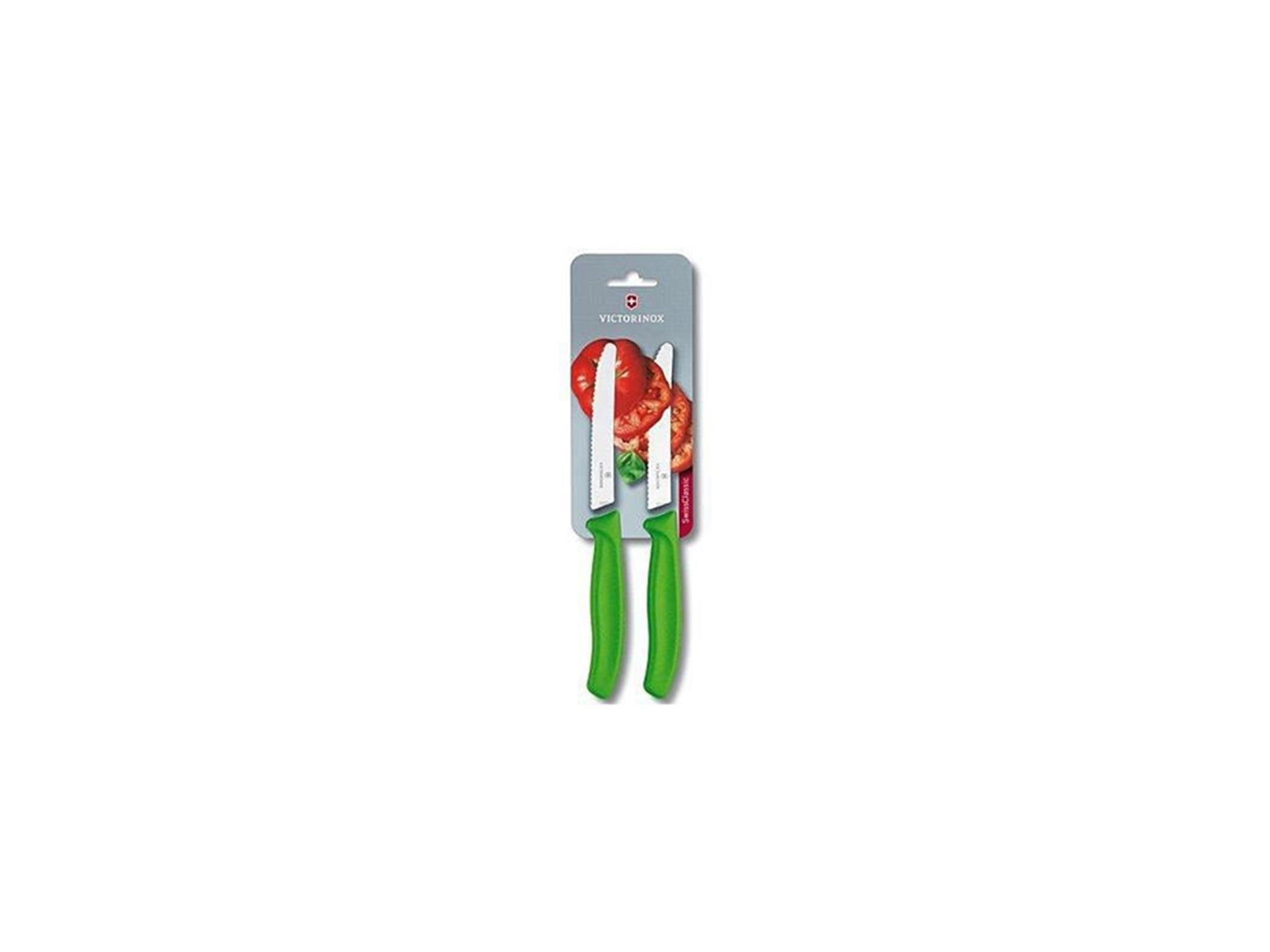 Victorinox couteau à tomates dentelé 2 pcs vert