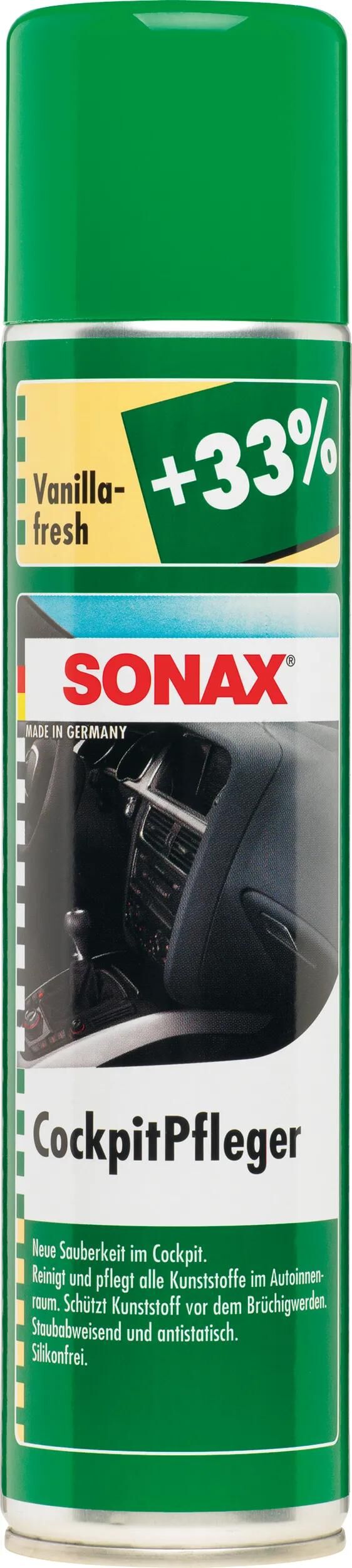 SONAX COCKPIT CARE 400 ml de vanille-Fresh