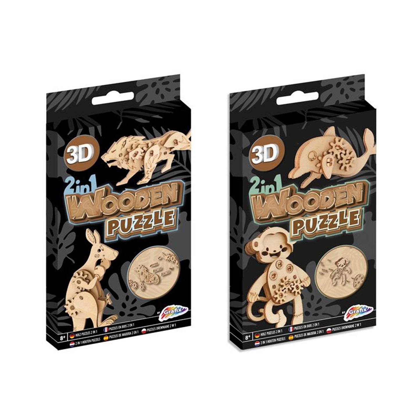 Kit en bois 2-en-1 3D-Dolphin et AAP