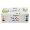 Peinture de doigt Kreul Mucki, différentes couleurs, 6x150 ml 1 boîte